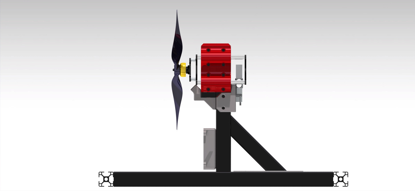 Custom Drone Profile & Landing Gear View